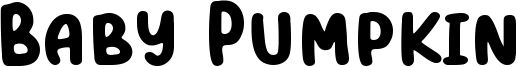 Baby Pumpkin Font