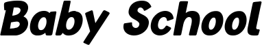 Baby School Font