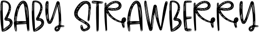 Baby Strawberry Font