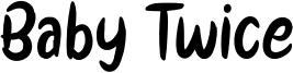 Baby Twice Font