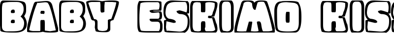 Baby Eskimo Kisses Font