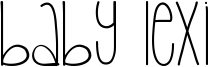 Baby Lexi Font