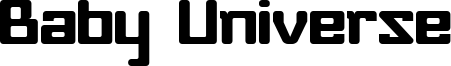 Baby Universe Font