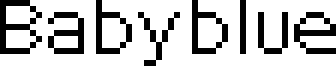 Babyblue Font