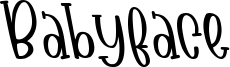 Babyface Tilted.otf