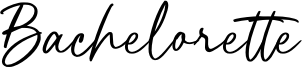Bachelorette Font