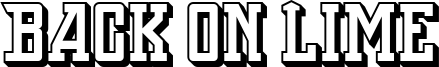 Back On Lime Font
