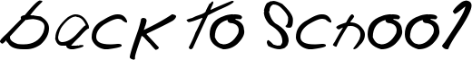 Back To School Font