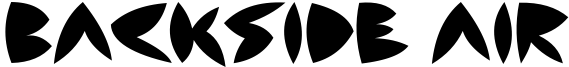 Backside Air Font