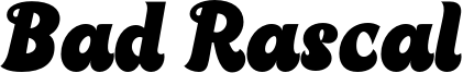 Bad Rascal Font