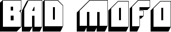 Bad Mofo Font