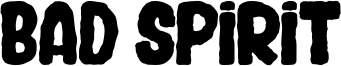 Bad Spirit Font
