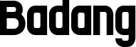 Badang Font