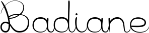 Badiane Font