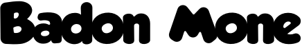 Badon Mone Font