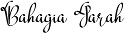 Bahagia Jarah Font