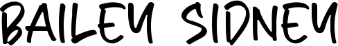 Bailey Sidney Font