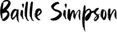 Baille Simpson Font