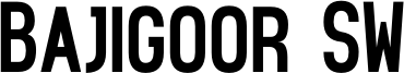 Bajigoor SW Font