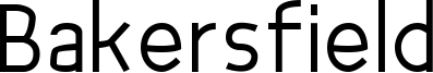 Bakersfield Font