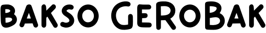 Bakso Gerobak Font