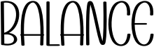 Balance Font