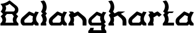 Balangkarta Font