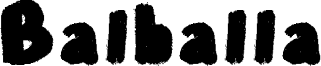 Balballa Font
