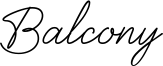 Balcony Font