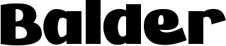 Balder Font