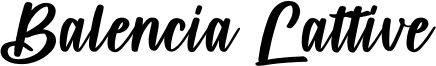 Balencia Lattive Font