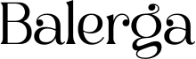 Balerga Font