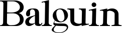 Balguin Font