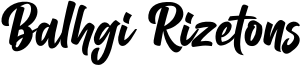 Balhgi Rizetons Font