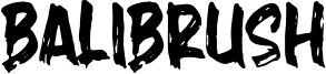 Balibrush DEMO.otf