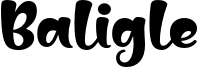 Baligle Font