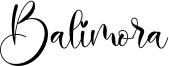 Balimora Font
