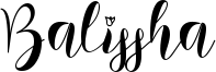 Balissha Font