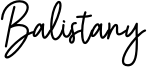 Balistany Font