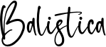 Balistica Font