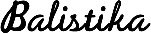 Balistika Font