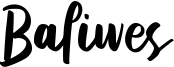 Baliwes Font