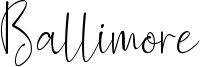 Ballimore Font