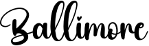Ballimore Font
