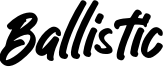Ballistic Font