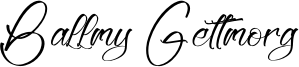 Ballmy Gettmorg Font
