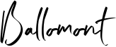 Ballomont Font