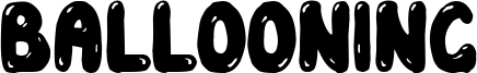 Ballooning Font