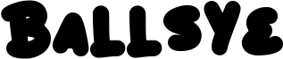 Ballsye Font