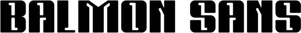Balmon Sans Font